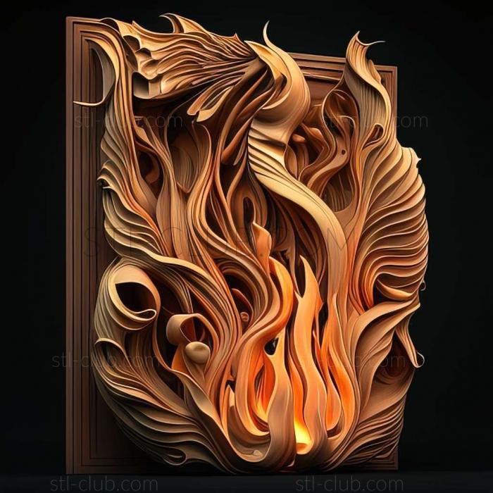 3D model flaming (STL)